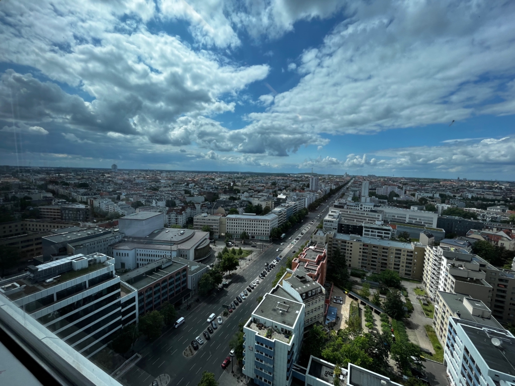 Recherchefoto: Berlin vom Telefunkenhochhaus gesehen